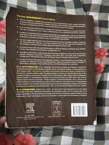 Medical Books Mbbs Biochemistry By Satyanarayana