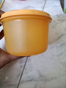 Vintage Tupperware Lid - Orange