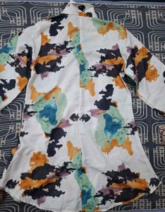multicolor printed full sleeve long shirt