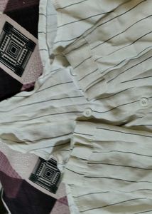 Classic Striped Button-Up Shirt