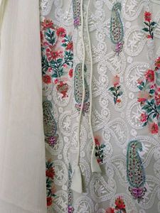 Embroidered Kurta Set with Dupatta