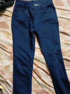Dark Blue Denim Jeans