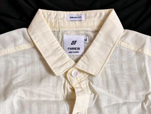 Classic Cream Button-Up Shirt