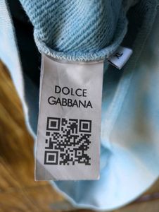 Dolce &amp; Gabbana Blue Tie-Dye Sweatshirt