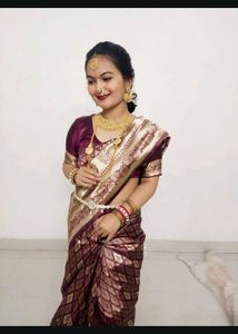 Elegant Silk Blend Saree