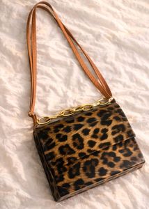 Leopard Print Shoulder Bag