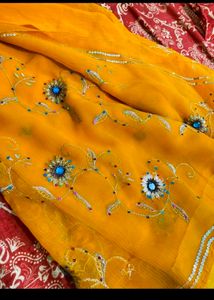 Purple And Yellow Saree Combo