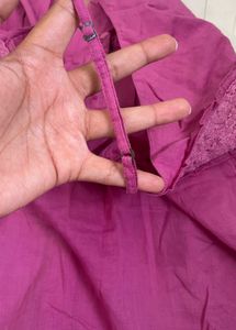 Chic Pink Button-Up Cami Top