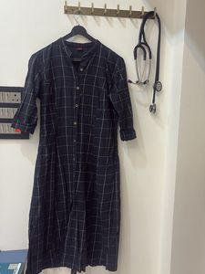 Checkered Casual Kurta