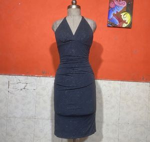 Sparkly Halter Neck Bodycon Dress