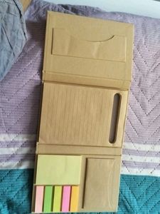 Eco-friendly Notebook with Sticky Notes