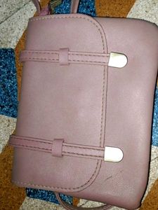 Chic Dusty Rose Crossbody Bag
