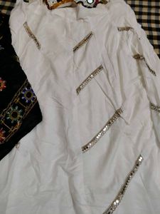 White Lehenga Choli with Dupatta