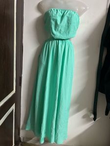Mint Green Two-Piece Maxi Dress