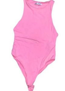 Hot Pink Tank Bodysuit
