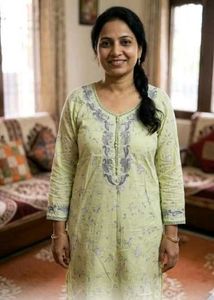 Light Green Embroidered Kurta