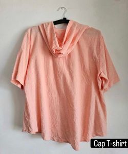 Peach Cap T-Shirt