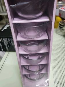 Set of 5 Glass Serving Bowls