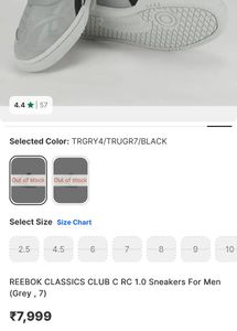 Reebok suede leather sneakers