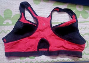 Jockey Sports Bra - Ruby &amp; Black