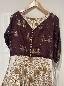 Heavy Flair Embroidered Gown