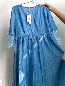 FIORRA Kurta with Palazzo &amp; Dupatta on sell 🦋💙✨