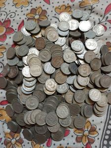 5 Rupees Coins Copper Nickel 50 Piece