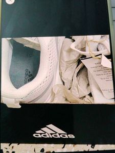 Adidas White Sports Shoes