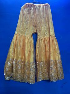 Yellow gharara suit for haldi special