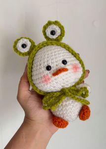 🌻crochet duck with hat