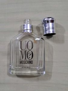 Empty Original  Moschino Uomo After Shave bottle