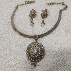 Polki necklace set