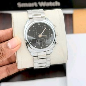 Fossil Stylish Green Dial Smartwatch