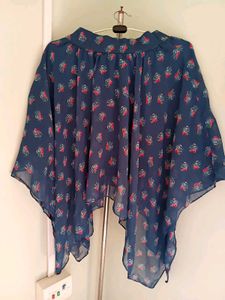 Brand New Floral Blue Skirt