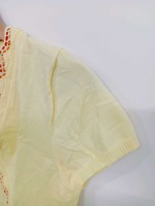 Chic Yellow Cropped Bolero