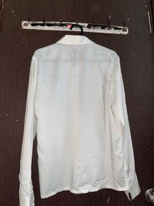 Classic White Button-Up Shirt