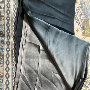 Ombre Blue  Saree