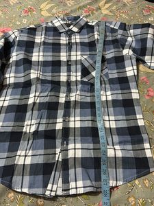 Checked Blue Casual Shirt