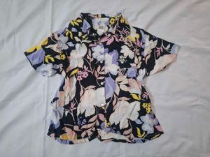 Vero Moda Floral Short Sleeve y2k Shirt