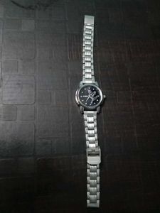 Elegant Silver Chain Watch