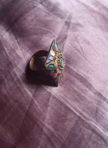 Boho Gemstone Statement Ring