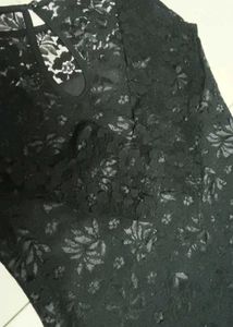 Elegant Black Lace frock