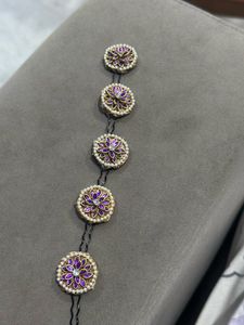 Embellished Floral Hair Pins (5pcs)