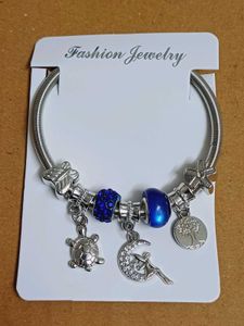 Charming Charm Bracelet with Turtle &amp; Moon