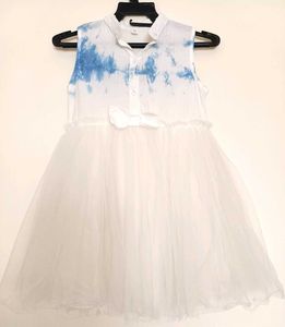 Tie-Dye Tulle Dress