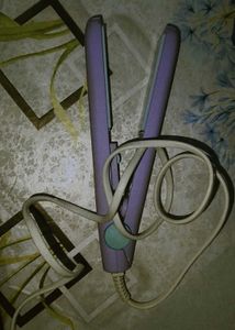 Purple Hair Straightener with Case