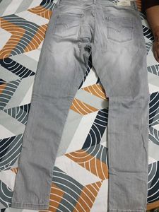 Grey Denim Jeans