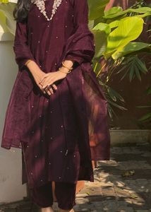 Elegant Embroidered Kurta Set