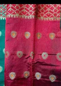 Banarsi Silk Saree New With Unstitched Blouse