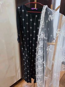 🎉Today only🎉Elegant Black Kurta Set